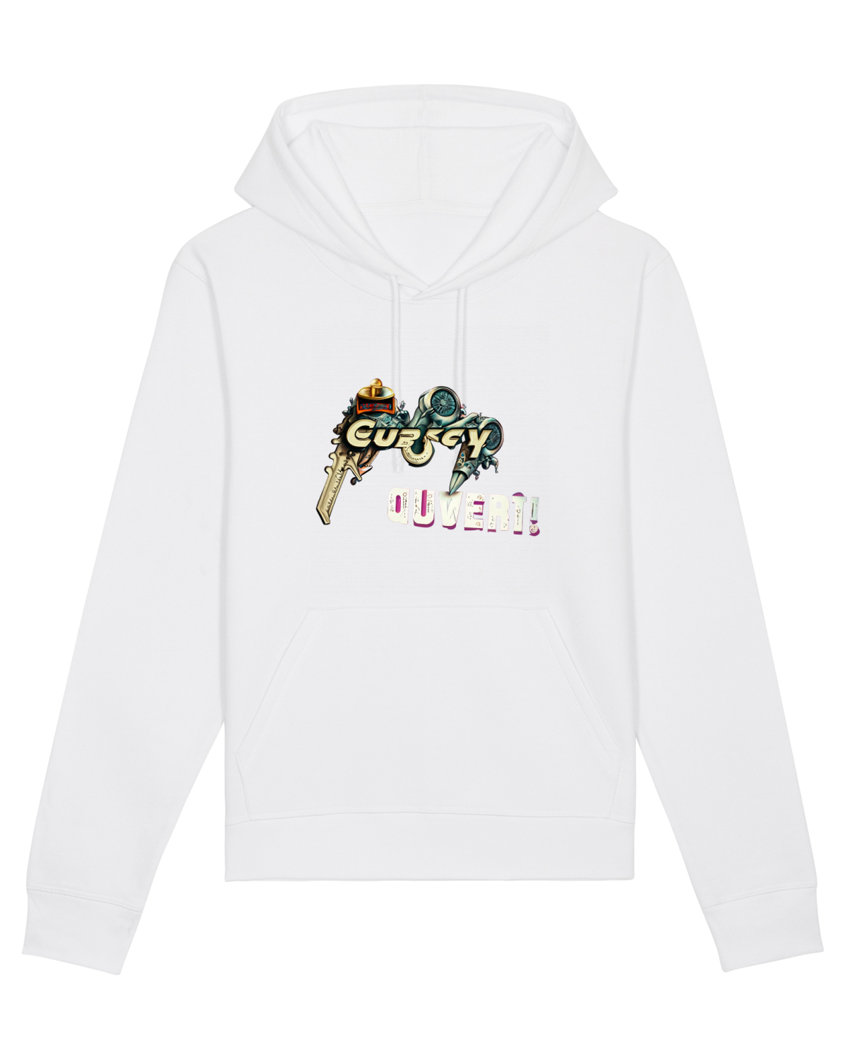 Hanorac Unisex Drummer White