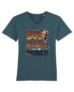 Bully outlawed Tricou mânecă scurtă guler V Bărbat Presenter