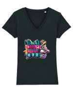 Urban Vibe Tricou mânecă scurtă guler V Damă Evoker