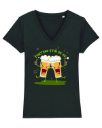 PRIETENII STIU DE CE :D Tricou mânecă scurtă guler V Damă Evoker