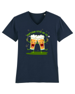 PRIETENII STIU DE CE :D Tricou mânecă scurtă guler V Bărbat Presenter