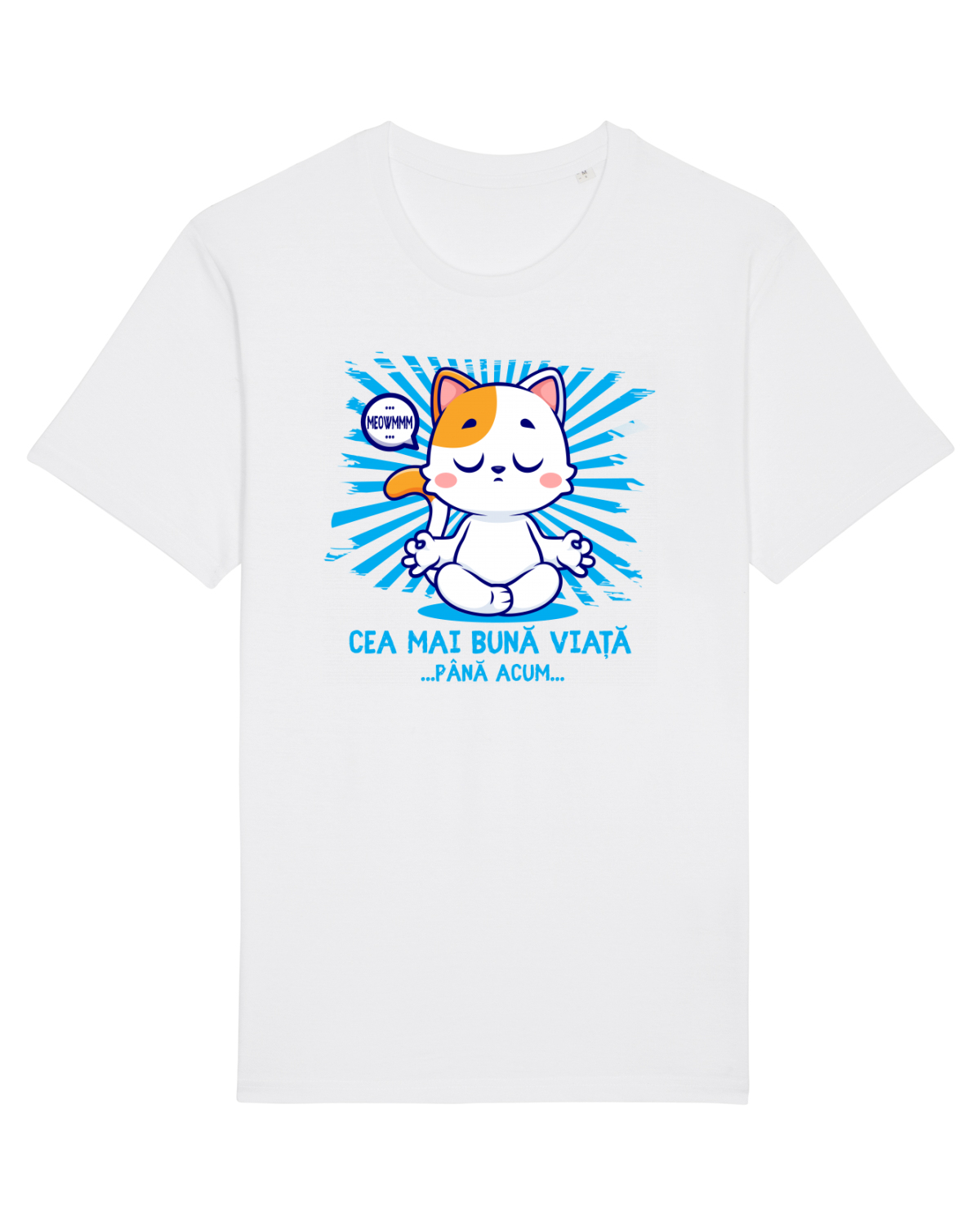 Tricou mânecă scurtă Unisex Rocker White