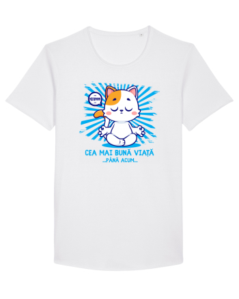 CEA MAI BUNA VIATA ... pana acum (MEOWMMM - pisica yoga) White