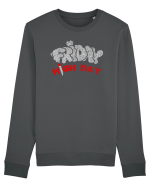 FRIDAY - HIGH DAY ;) (vinerea- zi de fumat) Bluză mânecă lungă Unisex Rise