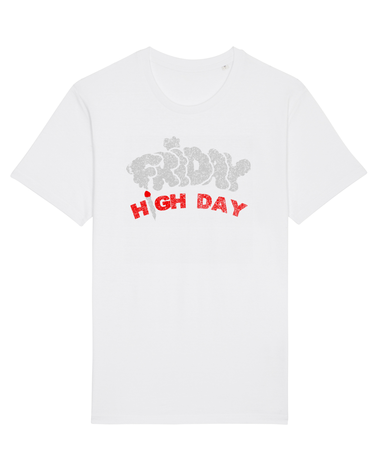 Tricou mânecă scurtă Unisex Rocker White