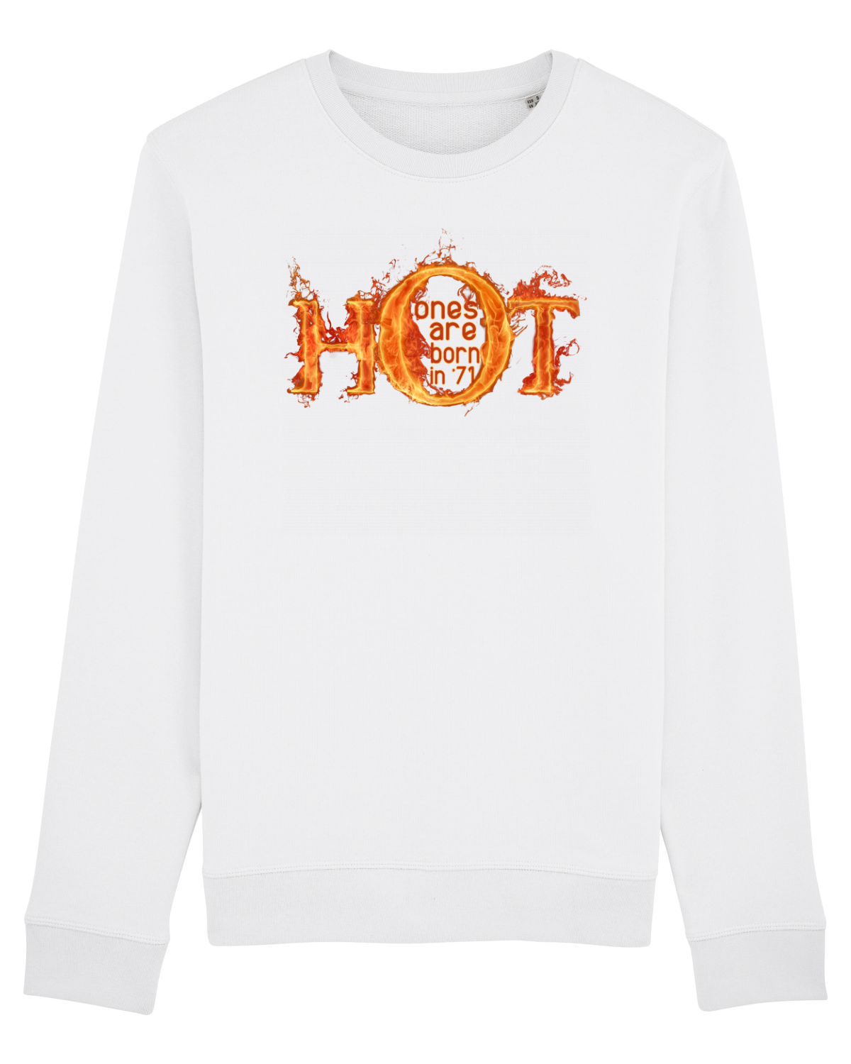 Bluză mânecă lungă Unisex Rise White
