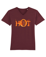 HOT ONES ARE BORN in `72 (Cei sexy sunt nascuti in 1972) Tricou mânecă scurtă guler V Bărbat Presenter