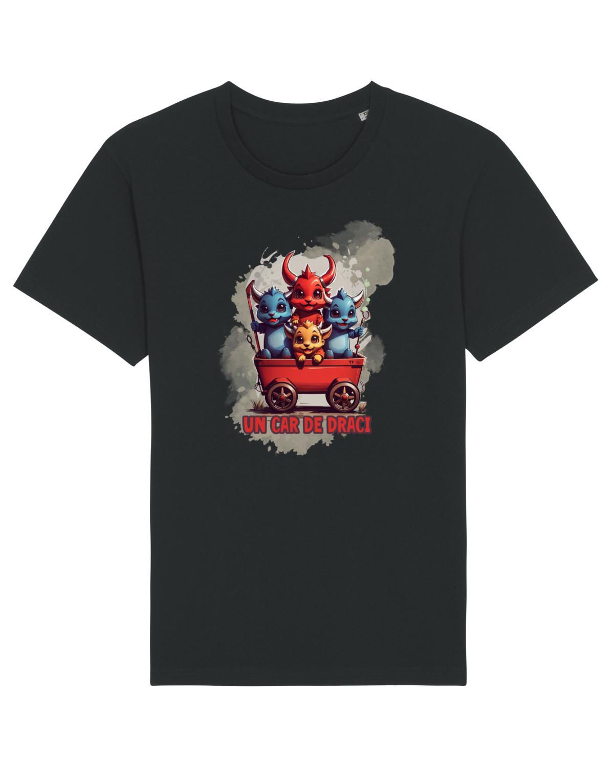 Tricou mânecă scurtă Unisex Rocker Black
