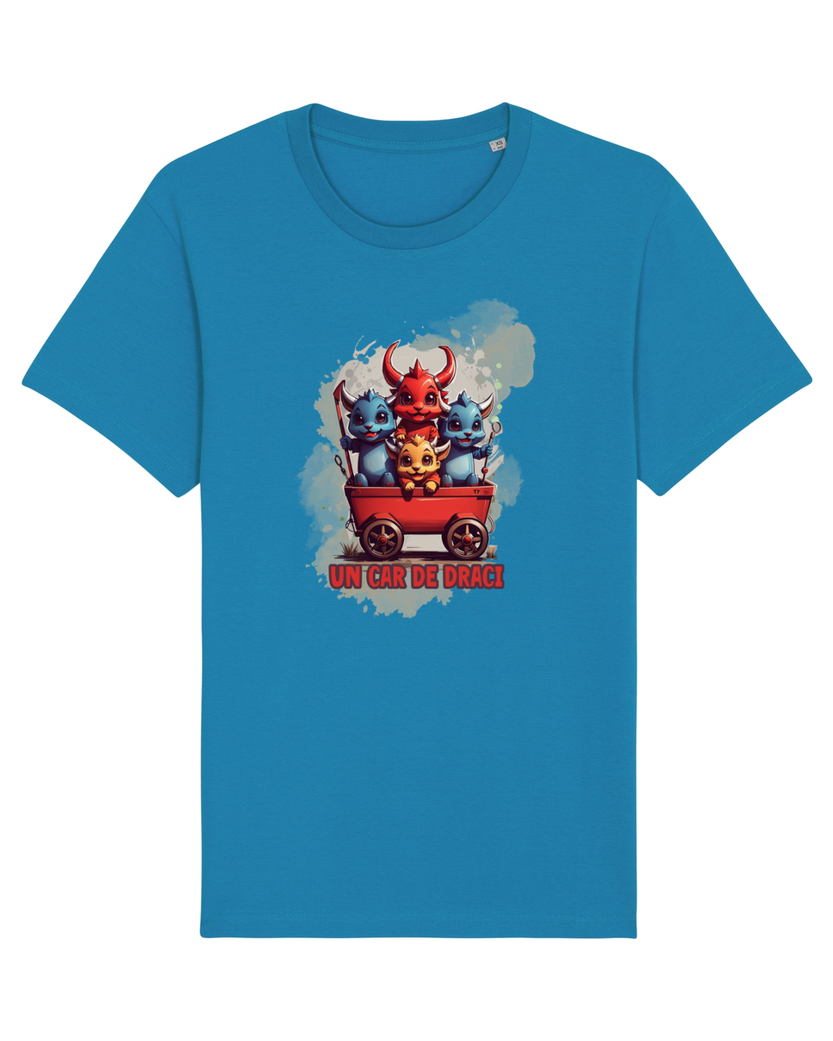 Tricou mânecă scurtă Unisex Rocker Azur