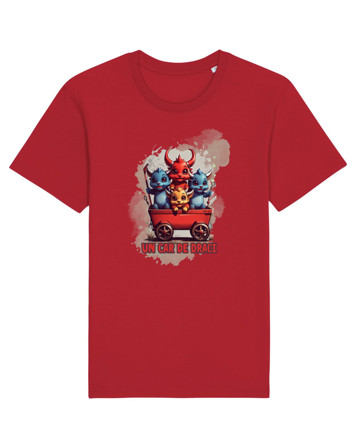 Tricou mânecă scurtă Unisex Rocker Red