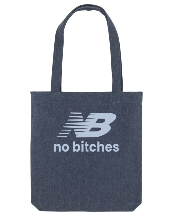 NB No Bitches Funny Logo Midnight Blue
