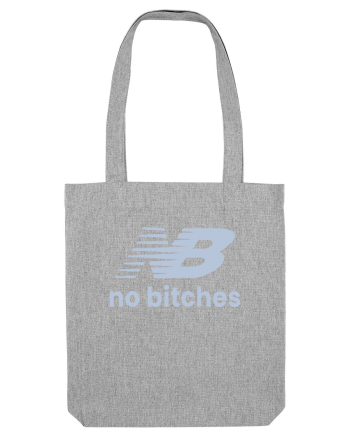 NB No Bitches Funny Logo Heather Grey