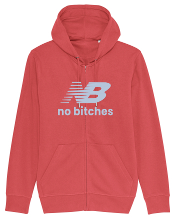 NB No Bitches Funny Logo Carmine Red