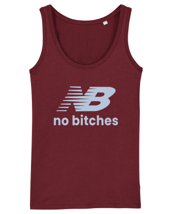 NB No Bitches Funny Logo Burgundy