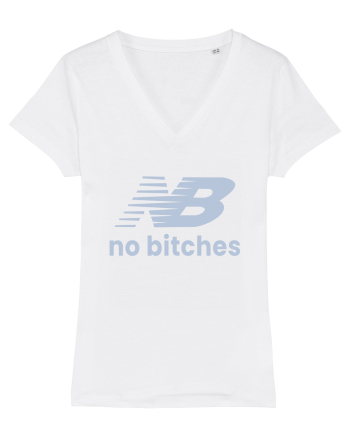 NB No Bitches Funny Logo White