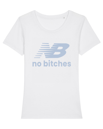NB No Bitches Funny Logo White