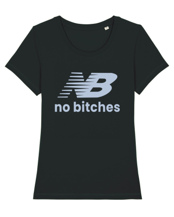NB No Bitches Funny Logo Black