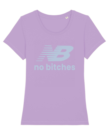 NB No Bitches Funny Logo Lavender Dawn
