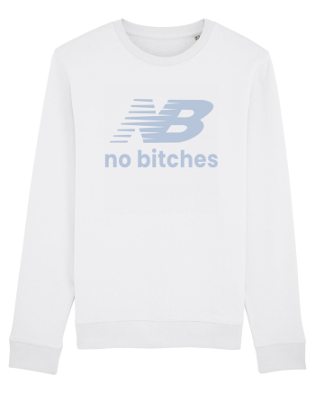 NB No Bitches Funny Logo White