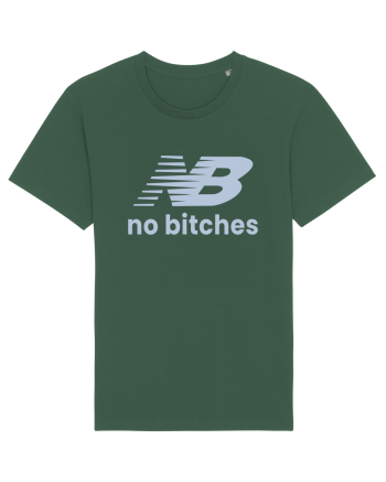 NB No Bitches Funny Logo Bottle Green