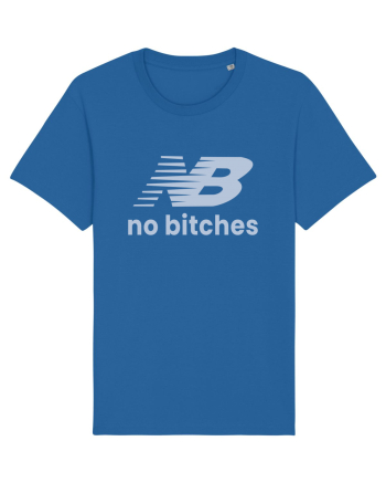 NB No Bitches Funny Logo Royal Blue