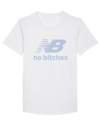 NB No Bitches Funny Logo White