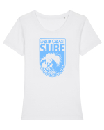GOLD COAST SURF CLUB Tricou mânecă scurtă guler larg fitted Damă Expresser