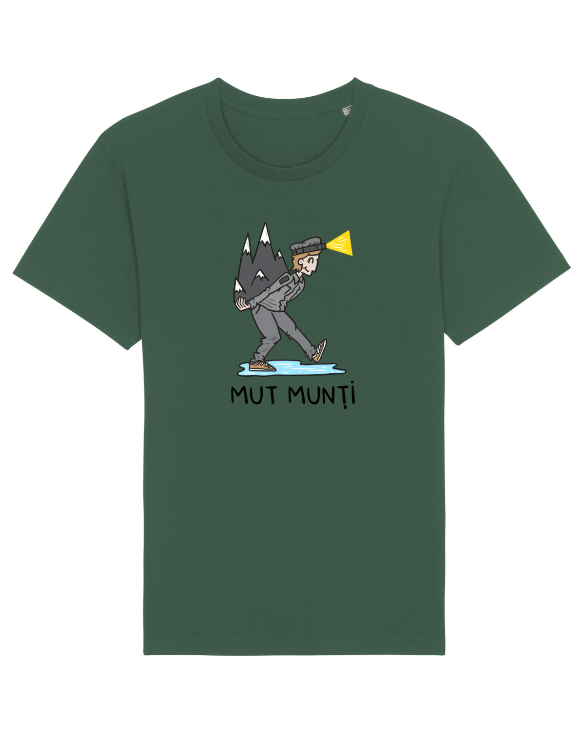 Tricou mânecă scurtă Unisex Rocker Bottle Green