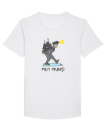 Mut munți Tricou mânecă scurtă guler larg Bărbat Skater