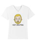 Keep dreaming Tricou mânecă scurtă guler V Bărbat Presenter