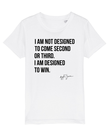 Senna Quote White