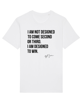 Senna Quote White