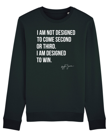 Senna Quote Black