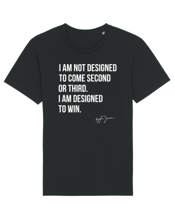 Senna Quote Black