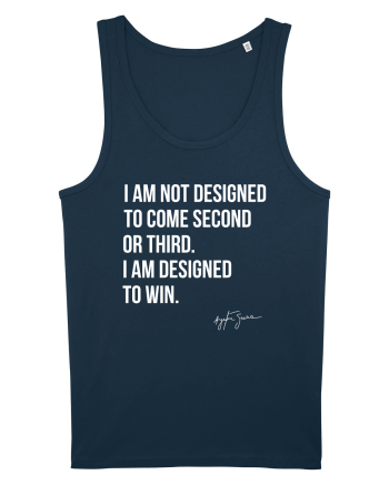 Senna Quote Navy