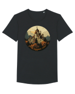 CASTELUL BRAN  1388 b Tricou mânecă scurtă guler larg Bărbat Skater