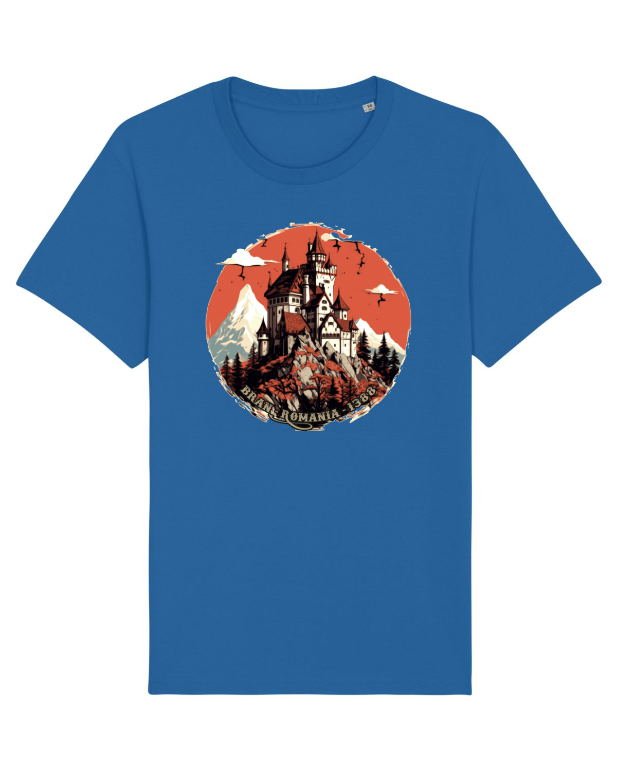 Tricou mânecă scurtă Unisex Rocker Royal Blue