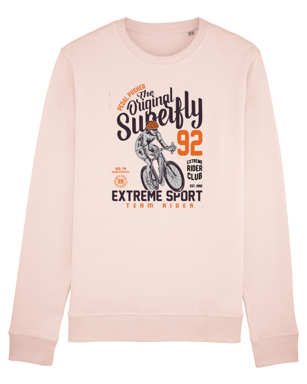 Bluză mânecă lungă Unisex Rise Candy Pink