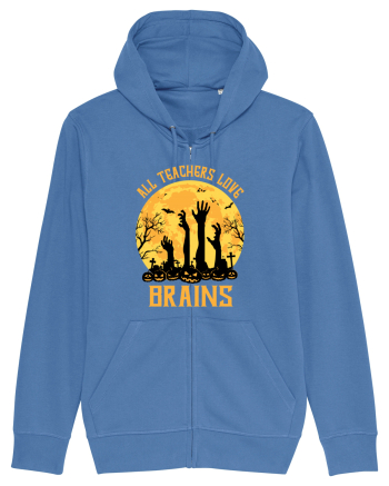 All Teachers Love Brains Bright Blue