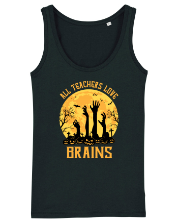 All Teachers Love Brains Black