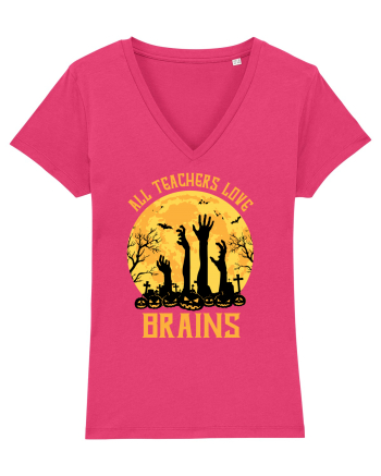 All Teachers Love Brains Raspberry