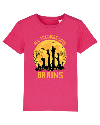 All Teachers Love Brains Raspberry
