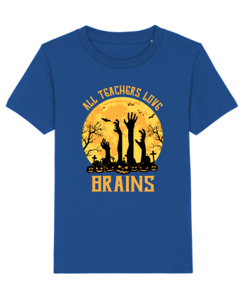 All Teachers Love Brains Majorelle Blue