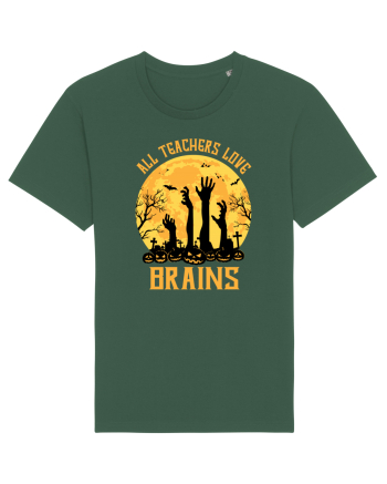 All Teachers Love Brains Bottle Green
