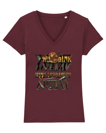 Art Deco Burgundy
