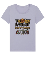 Art Deco Tricou mânecă scurtă guler larg fitted Damă Expresser