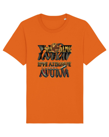 Art Deco Bright Orange