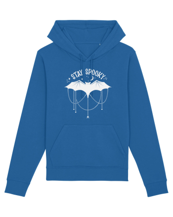 Bat Spooky Halloween Stay Spooky Moon Royal Blue