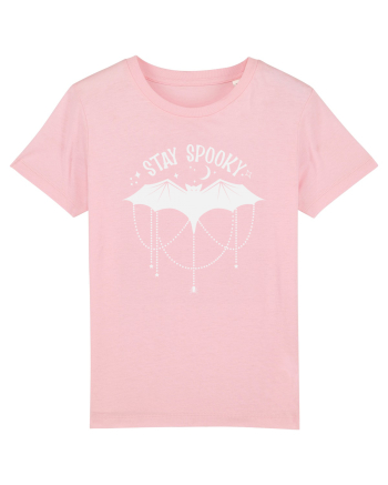 Bat Spooky Halloween Stay Spooky Moon Cotton Pink
