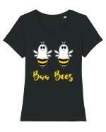 Boo Bees Couples Halloween Costume Tricou mânecă scurtă guler larg fitted Damă Expresser